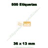 Rollo 500 Etiquetas "Felices Fiestas" Casas Ho S