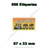 Rollo 500 Etiquetas "Felices Fiestas" Tren